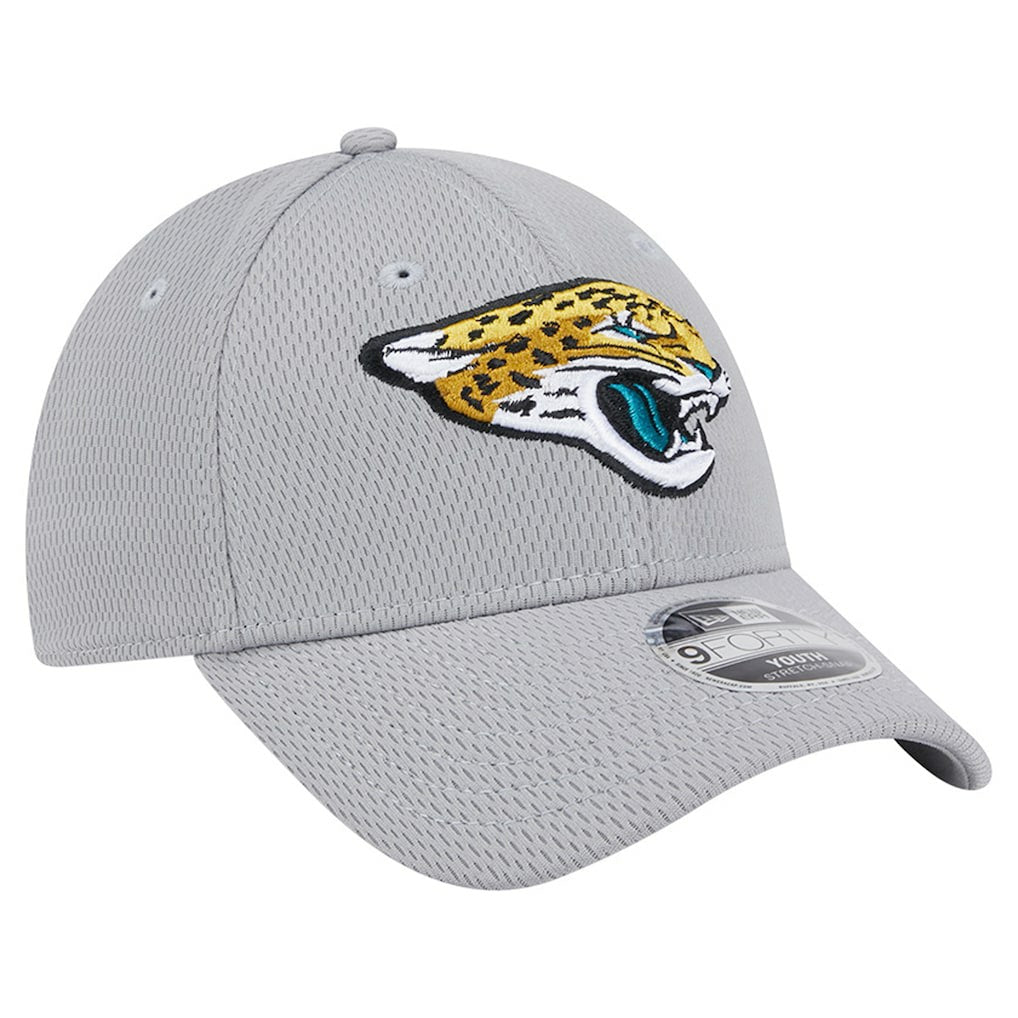 Jacksonville Jaguars New Era Youth Main 9FORTY Adjustable Hat Gray - NFL
