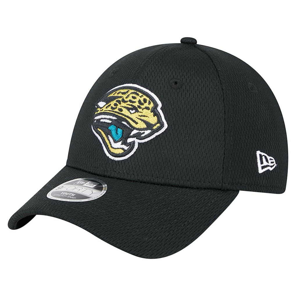 Jacksonville Jaguars New Era Youth Main 9FORTY Adjustable Hat Black - NFL
