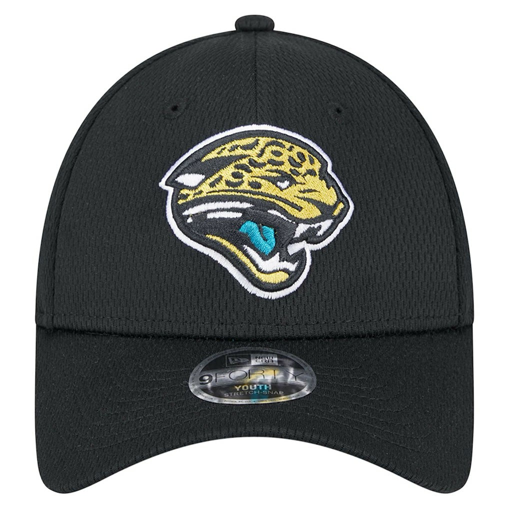 Jacksonville Jaguars New Era Youth Main 9FORTY Adjustable Hat Black - NFL