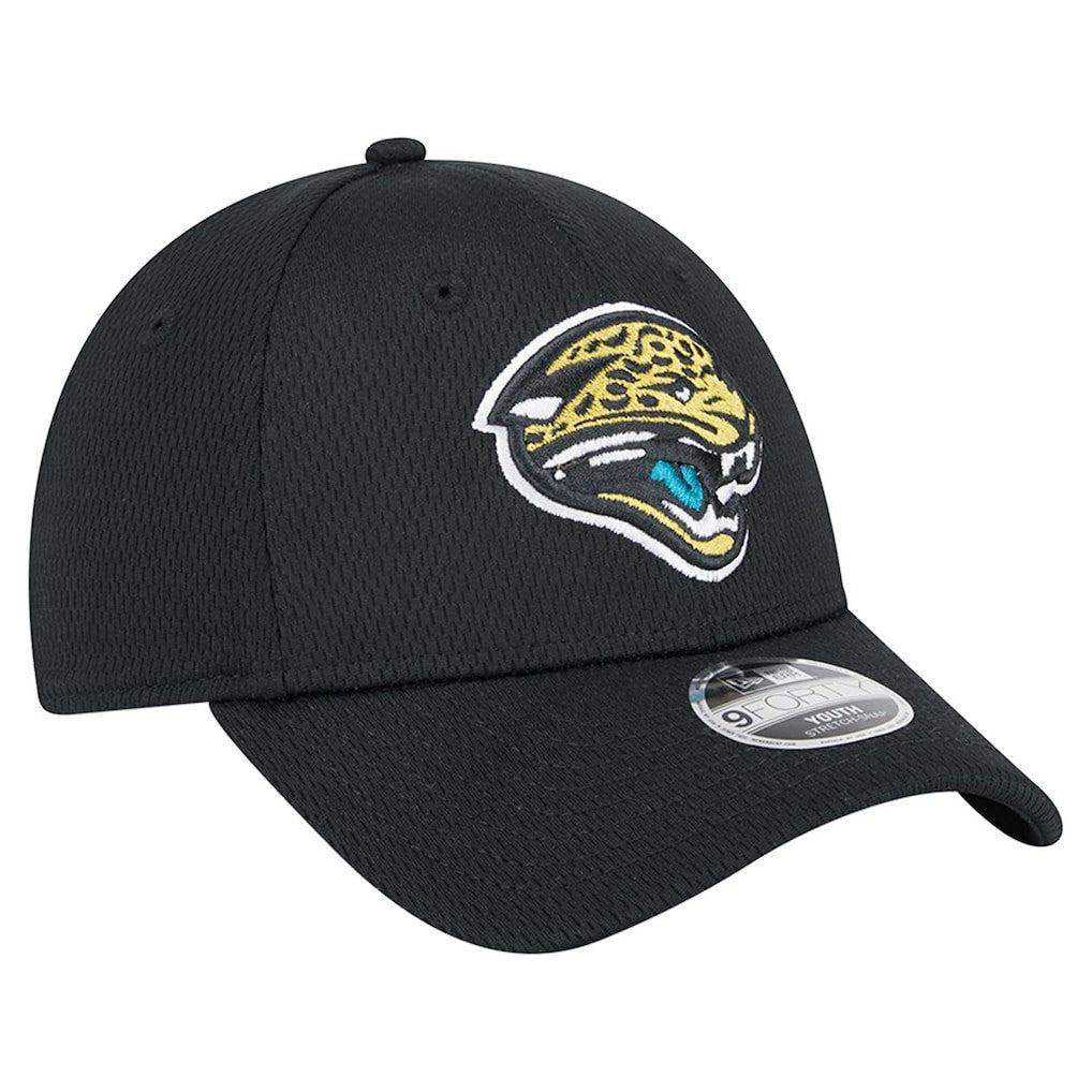 Jacksonville Jaguars New Era Youth Main 9FORTY Adjustable Hat Black - NFL