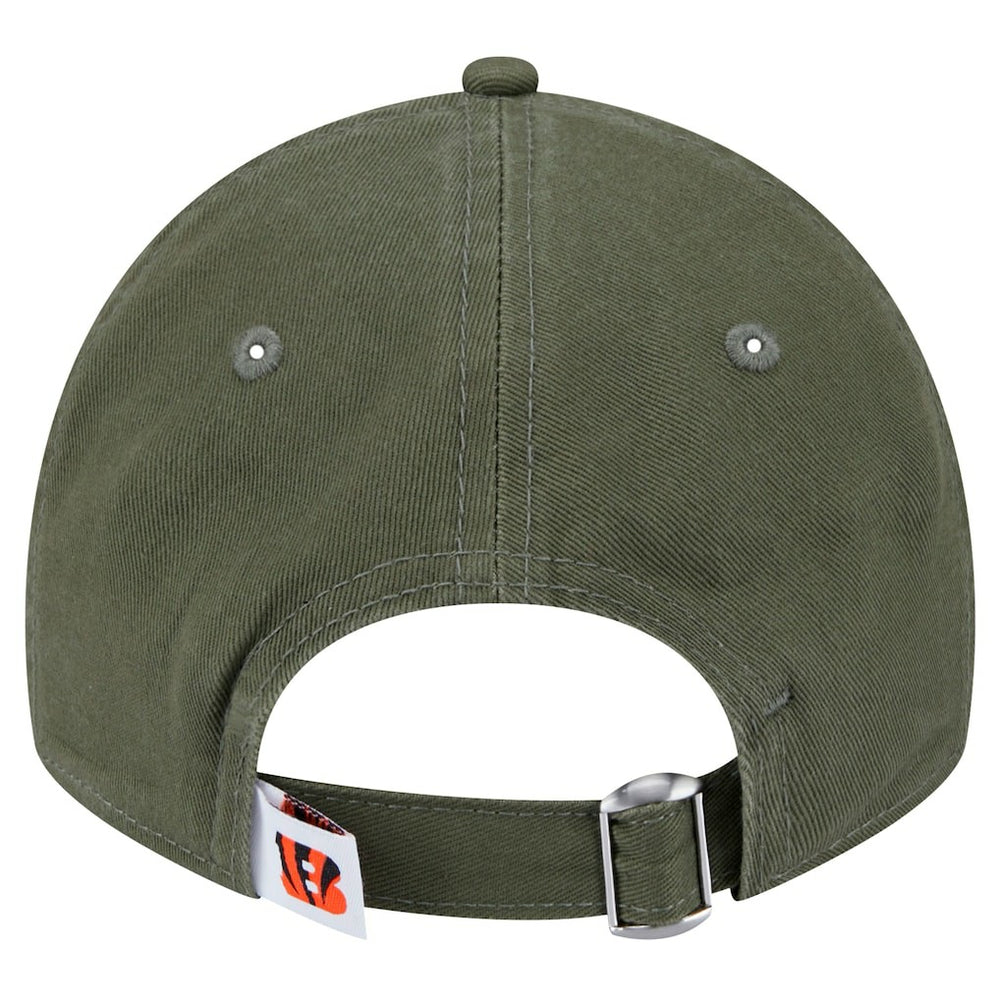Cincinnati Bengals New Era Youth Main 9TWENTY Adjustable Hat Olive - NFL