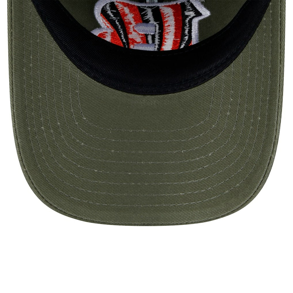 Cincinnati Bengals New Era Youth Main 9TWENTY Adjustable Hat Olive - NFL