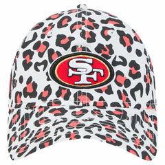 San Francisco 49ers New Era Preschool Active Leopard 9TWENTY Adjustable Hat White - NFL