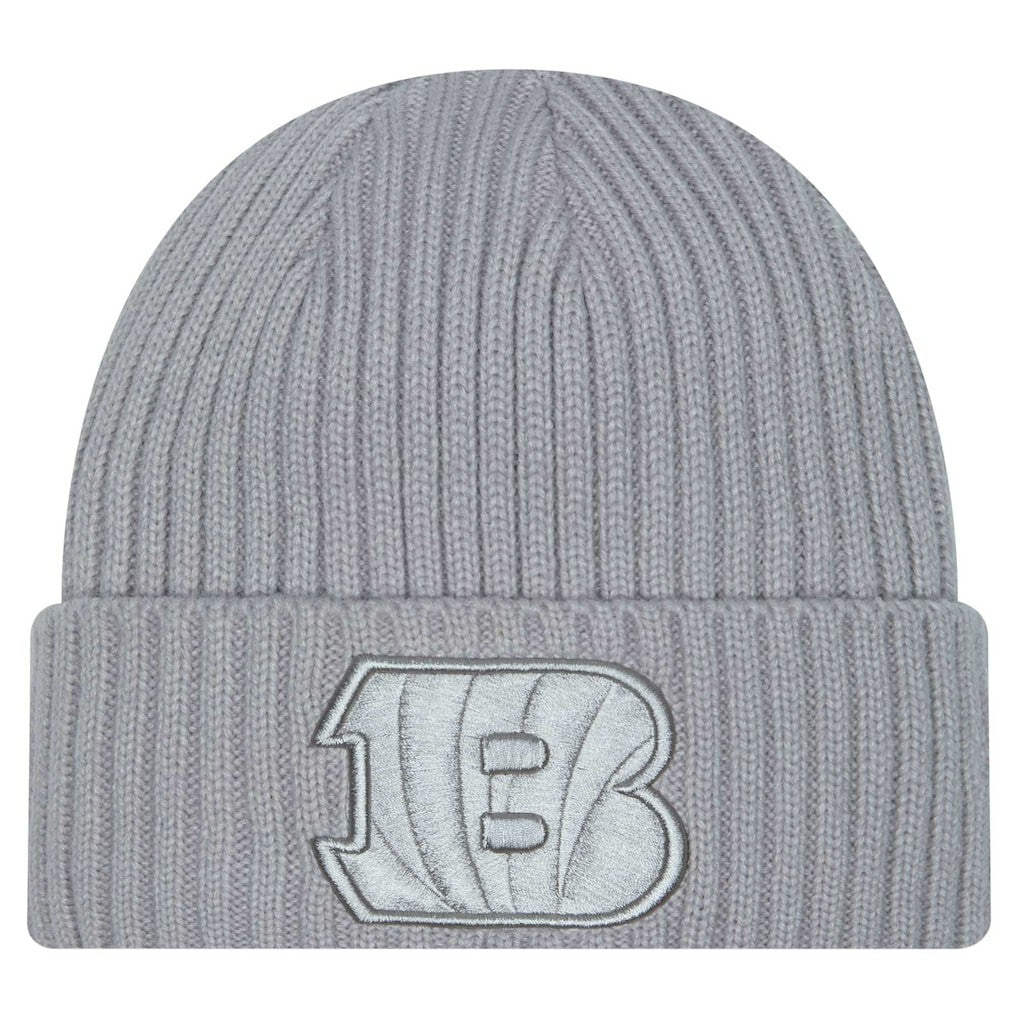 Cincinnati Bengals New Era Youth Color Pack Cuffed Knit Hat Gray - NFL