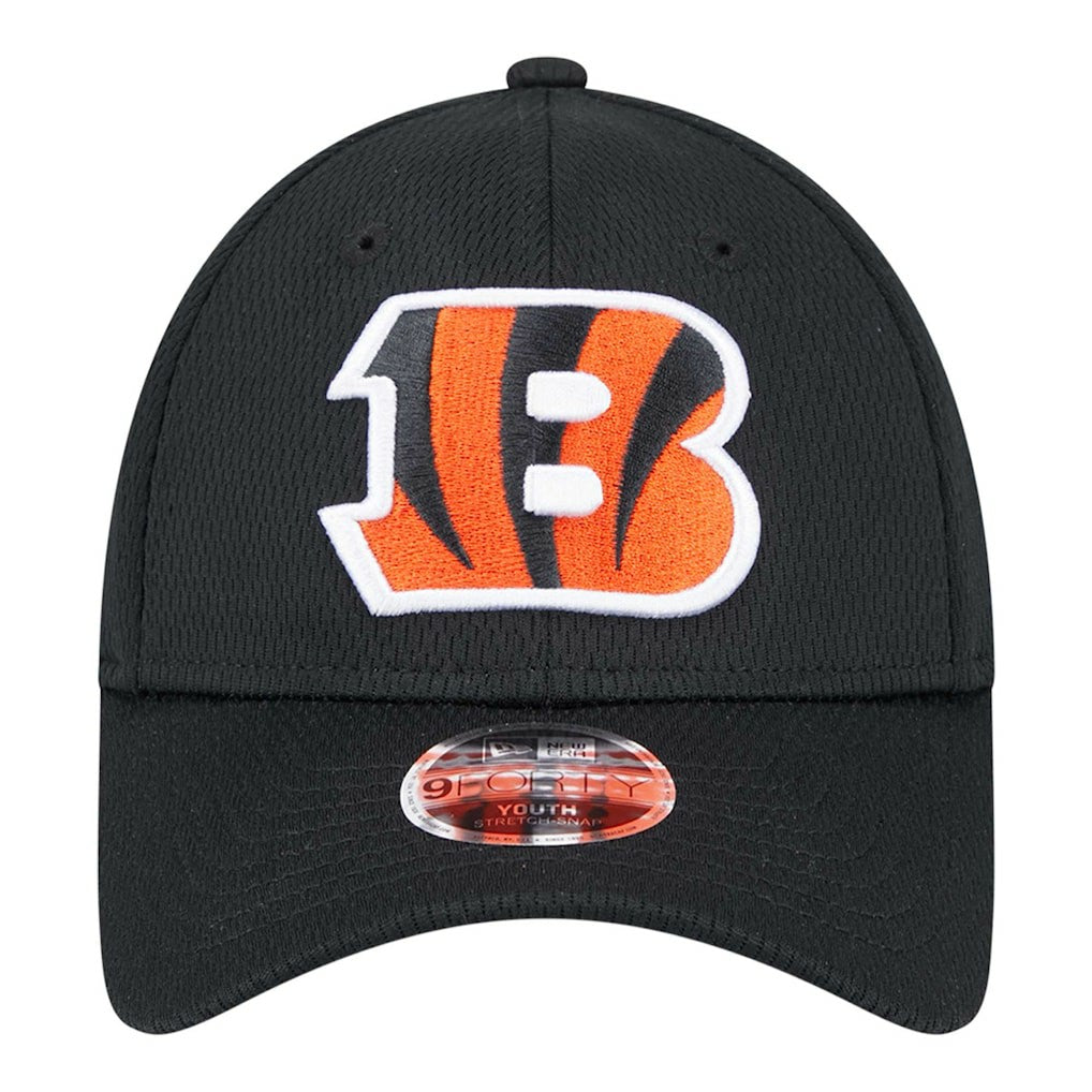 Cincinnati Bengals New Era Preschool Main 9FORTY Adjustable Hat Black - NFL
