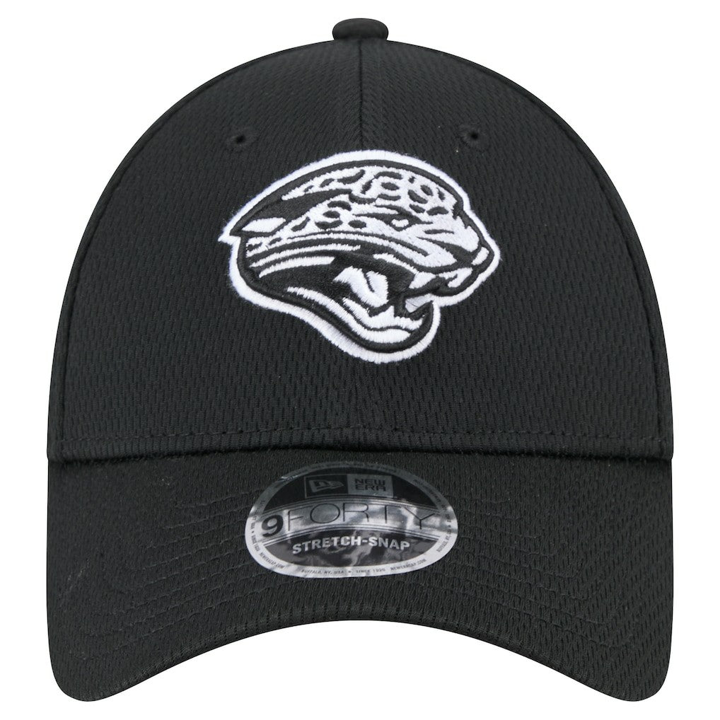 New Era Jacksonville Jaguars Black Main B-Dub 9FORTY Adjustable Hat - NFL
