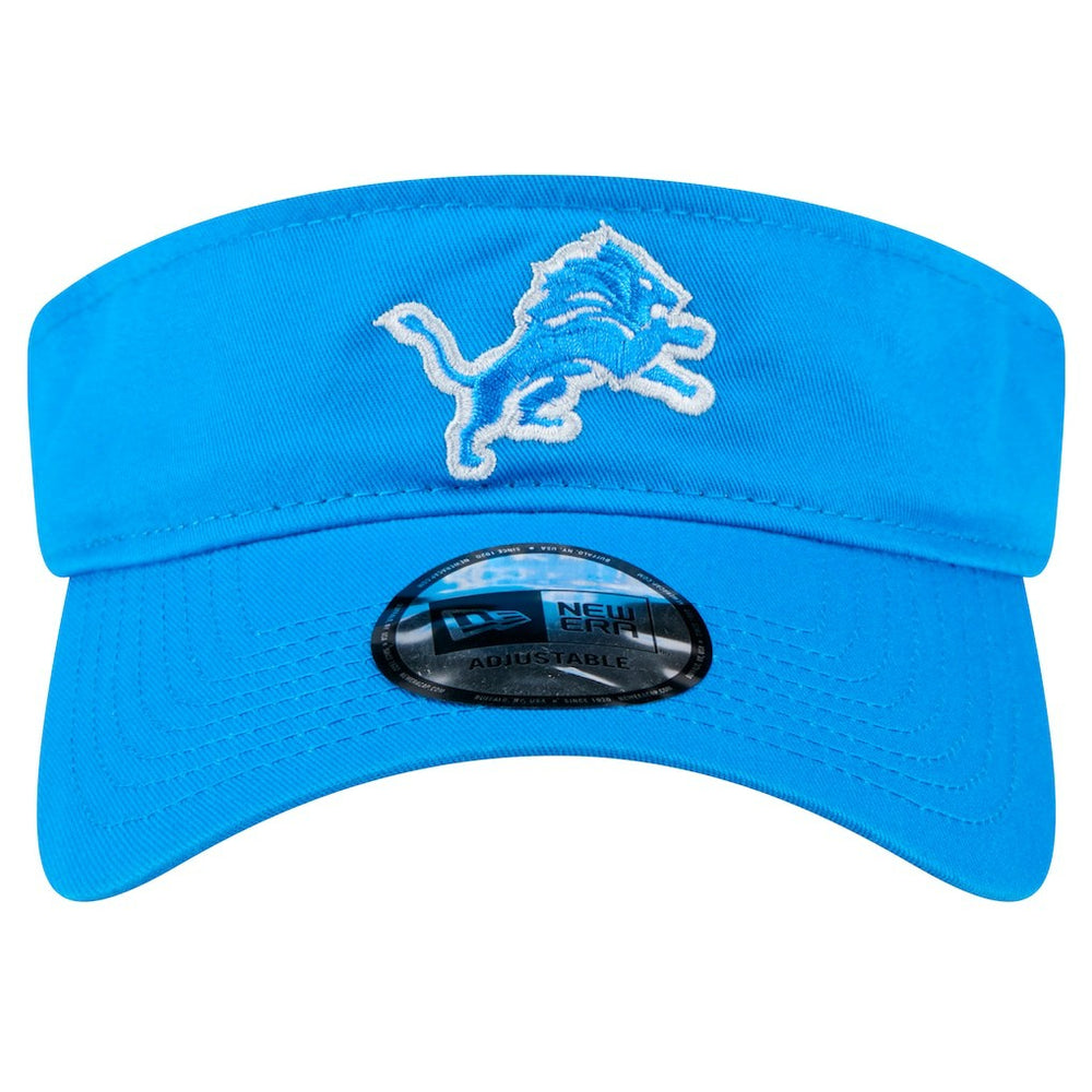 Detroit Lions New Era Main Adjustable Visor Blue - NFL