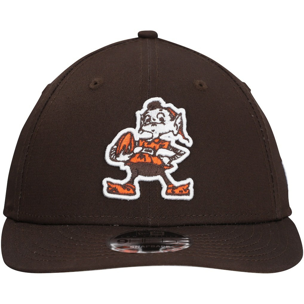 Cleveland Browns New Era Main Low Profile 9FIFTY Snapback Hat Brown - NFL