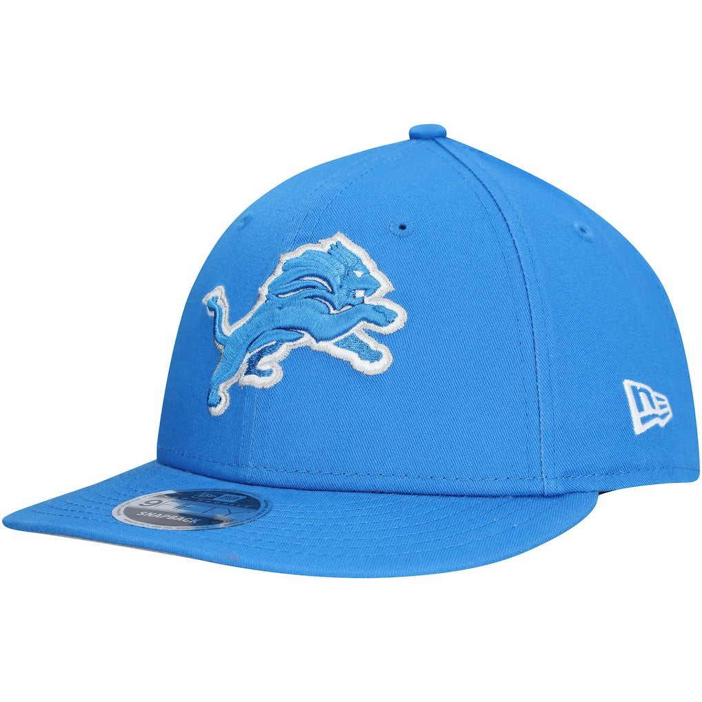 Detroit Lions New Era Main Low Profile 9FIFTY Snapback Hat Blue - NFL