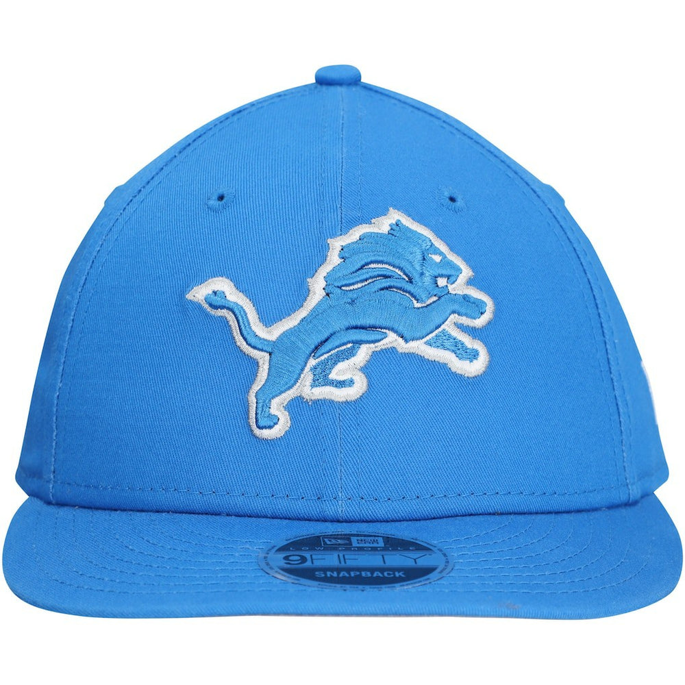 Detroit Lions New Era Main Low Profile 9FIFTY Snapback Hat Blue - NFL