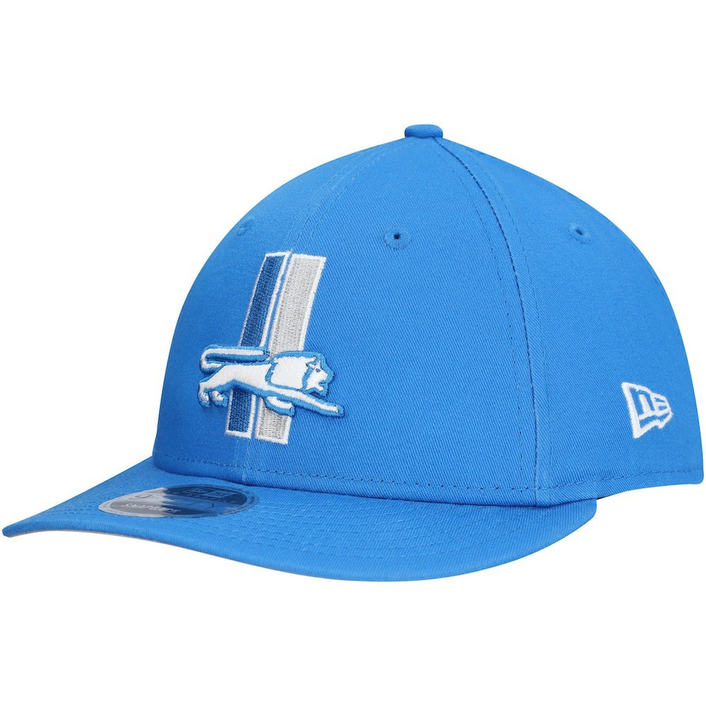 Detroit Lions New Era Main Low Profile 9FIFTY Snapback Hat Blue - NFL