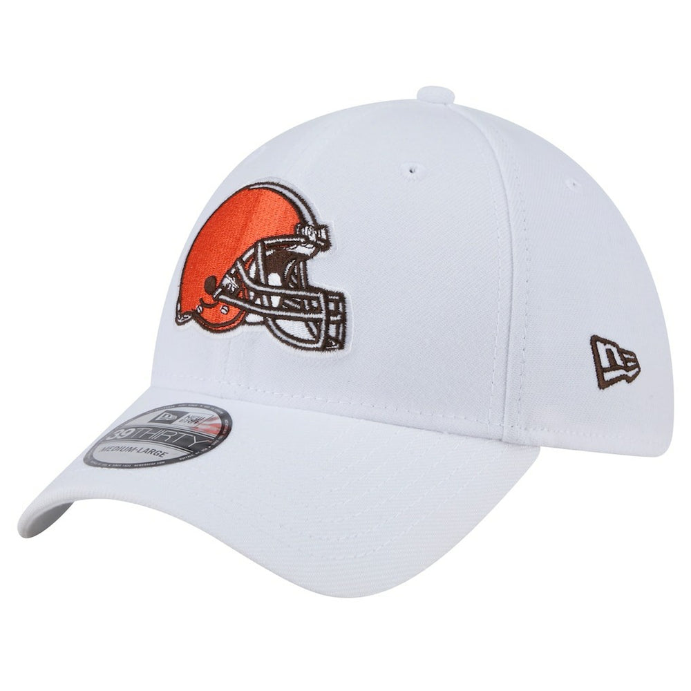 Cleveland Browns New Era Main 39THIRTY Flex Hat White - NFL