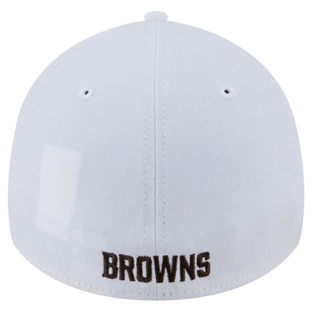Cleveland Browns New Era Main 39THIRTY Flex Hat White - NFL