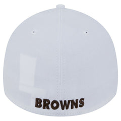 Cleveland Browns New Era Throwback 39THIRTY Flex Hat White - NFL