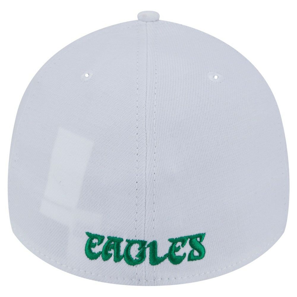 Philadelphia Eagles New Era Throwback 39THIRTY Flex Hat White - NFL