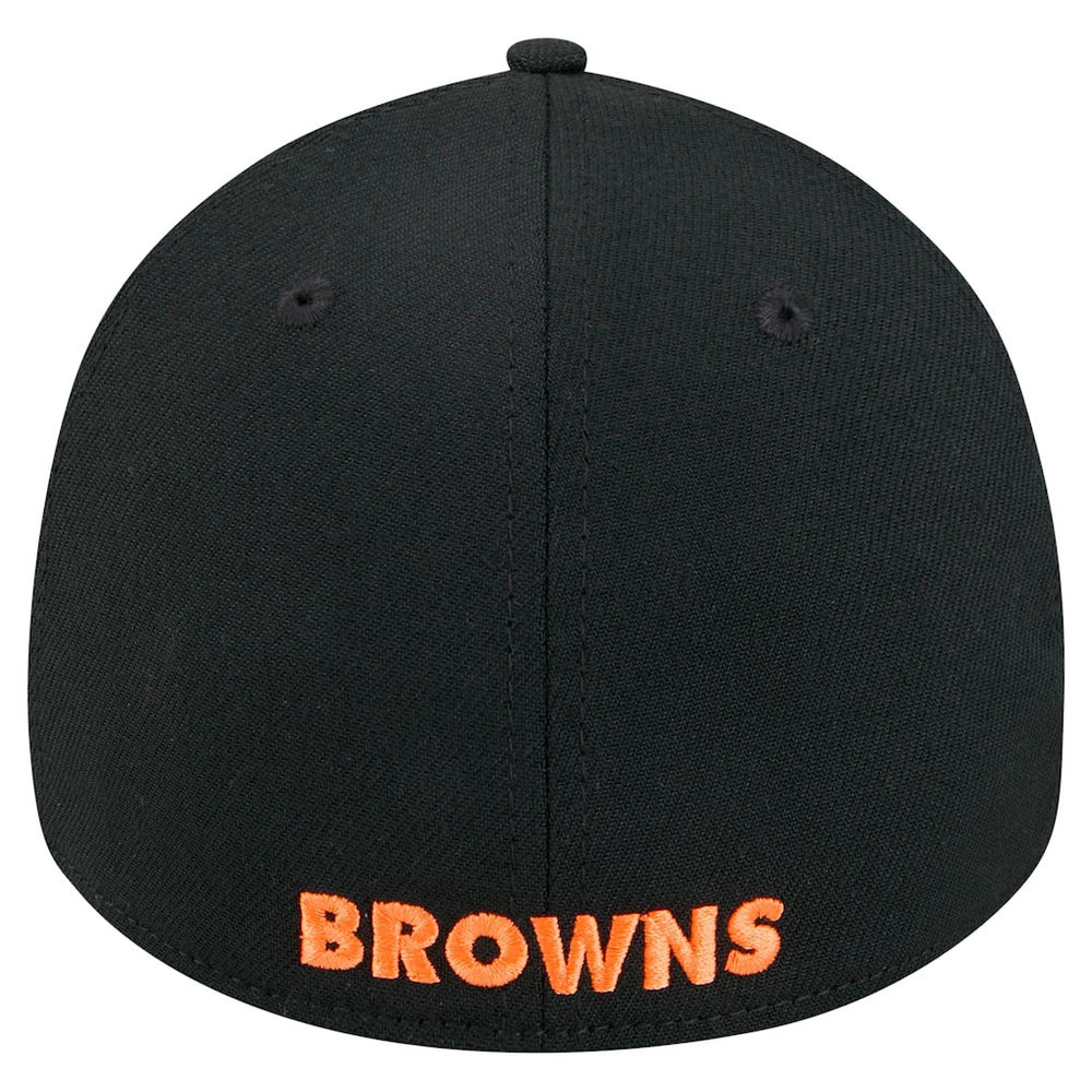 Cleveland Browns New Era Throwback Main 39THIRTY Flex Hat Black - NFL