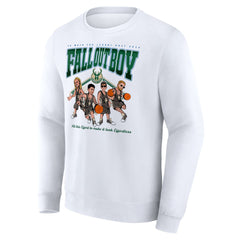 Fanatics - Fall Out Boy x Milwaukee Bucks So Much For (2our) Dust Fleece Pullover Sweatshirt - White