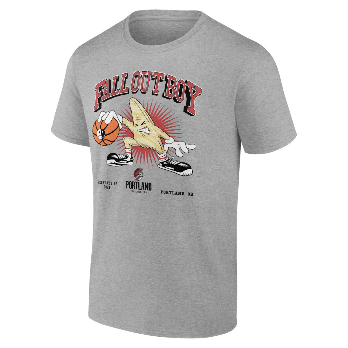 Fanatics - Fall Out Boy x Portland Trail Blazers So Much For (2our) Dust T-Shirt - Gray