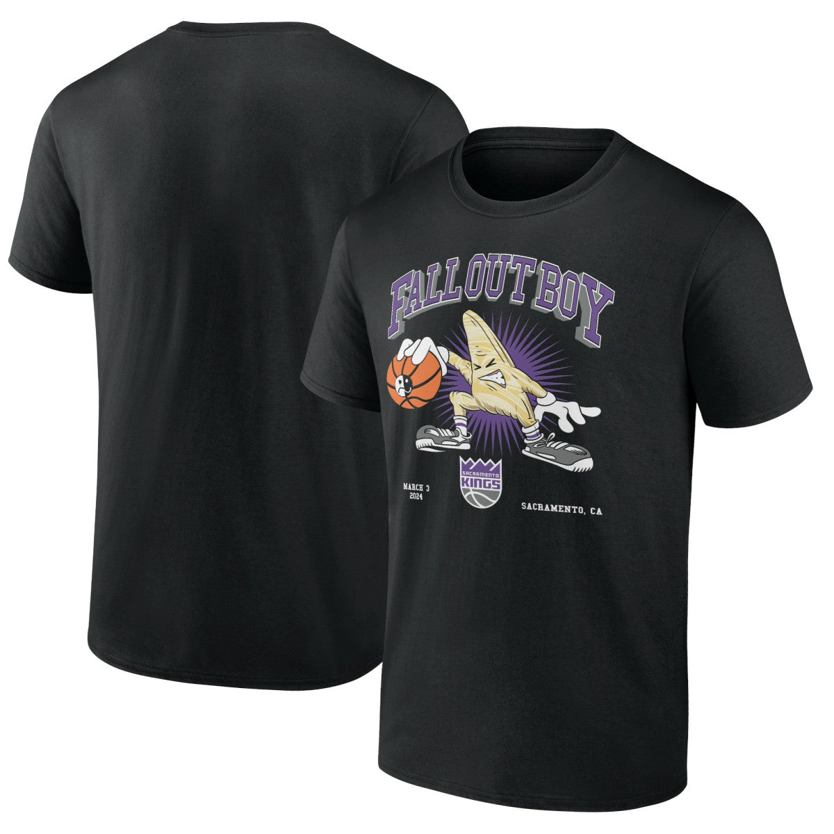 Fanatics - Fall Out Boy x Sacramento Kings So Much For (2our) Dust T-Shirt - Black