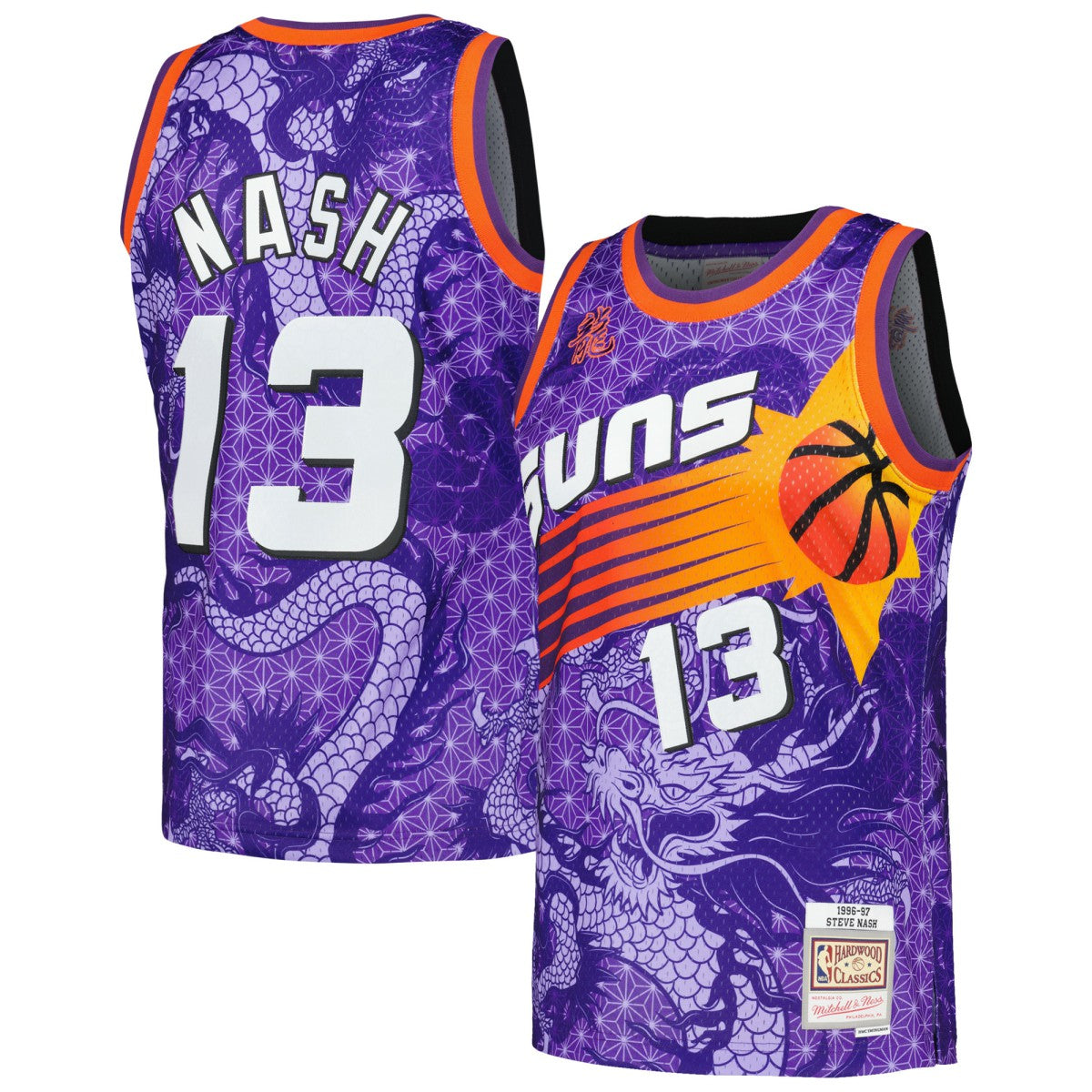 Mitchell & Ness - Steve Nash Phoenix Suns 1996/97 Hardwood Classics Asian Heritage 6.0 Swingman Throwback Player Jersey - Purple