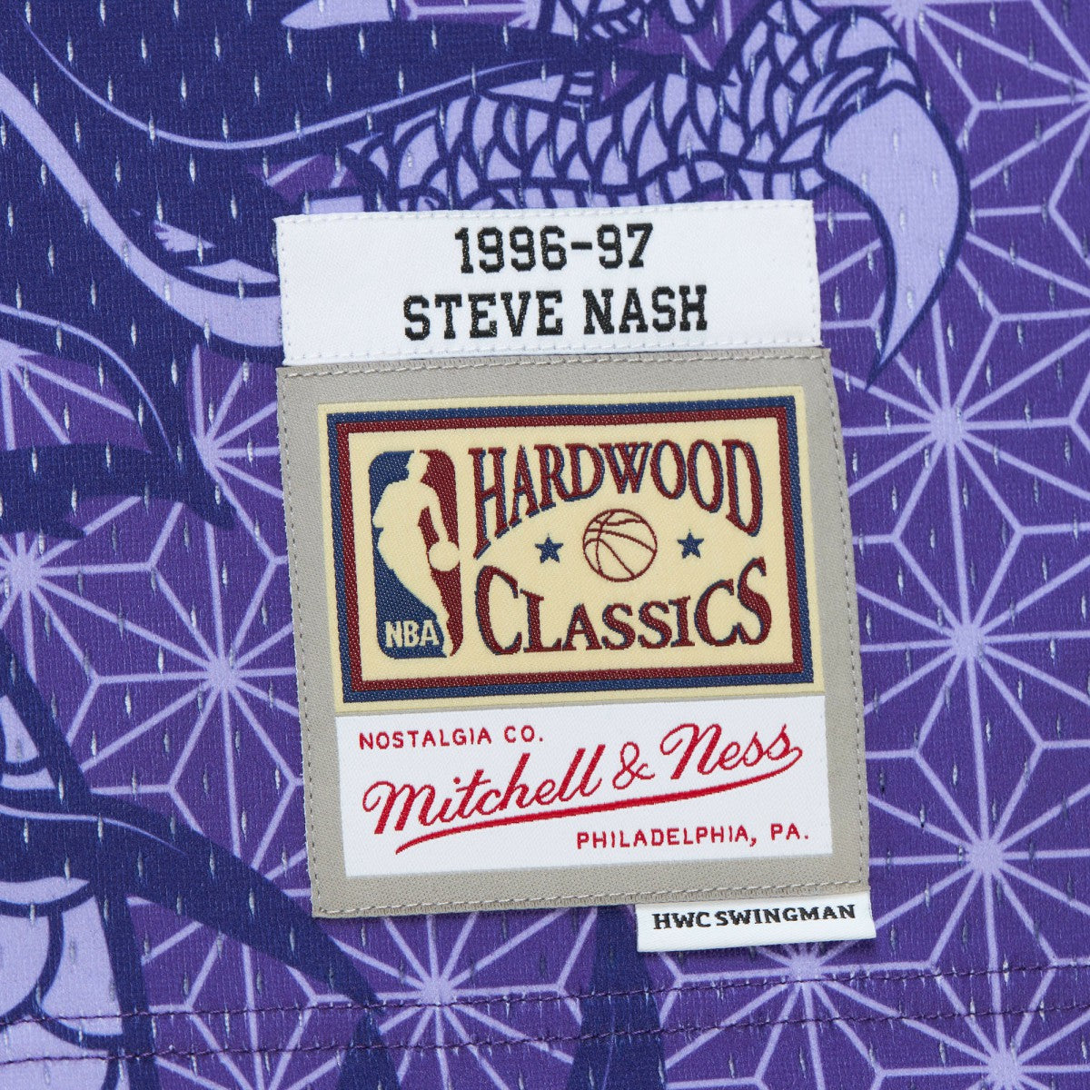 Mitchell & Ness - Steve Nash Phoenix Suns 1996/97 Hardwood Classics Asian Heritage 6.0 Swingman Throwback Player Jersey - Purple