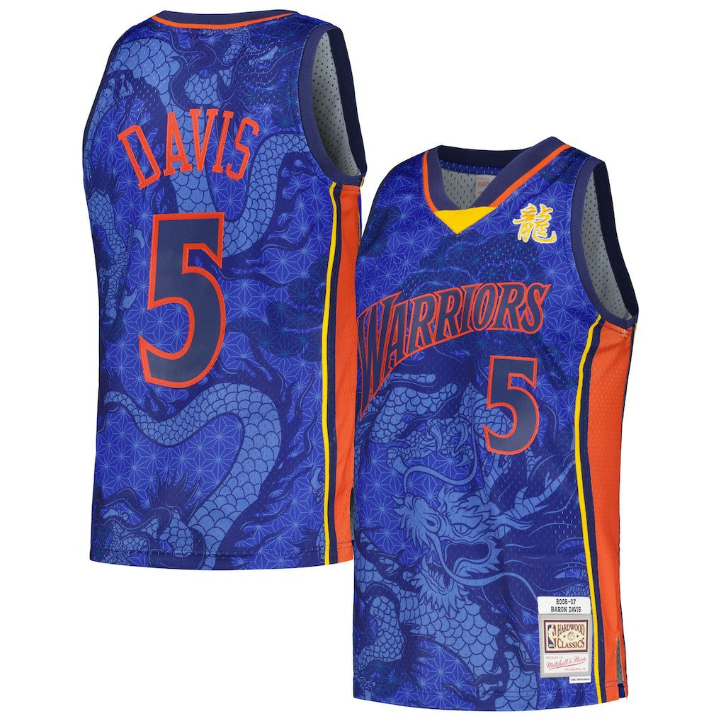 Baron Davis Golden State Warriors 2006/07 Hardwood Classics Asian Heritage 6.0 Swingman Throwback Player Jersey sale - Royal | NBA Jerseys