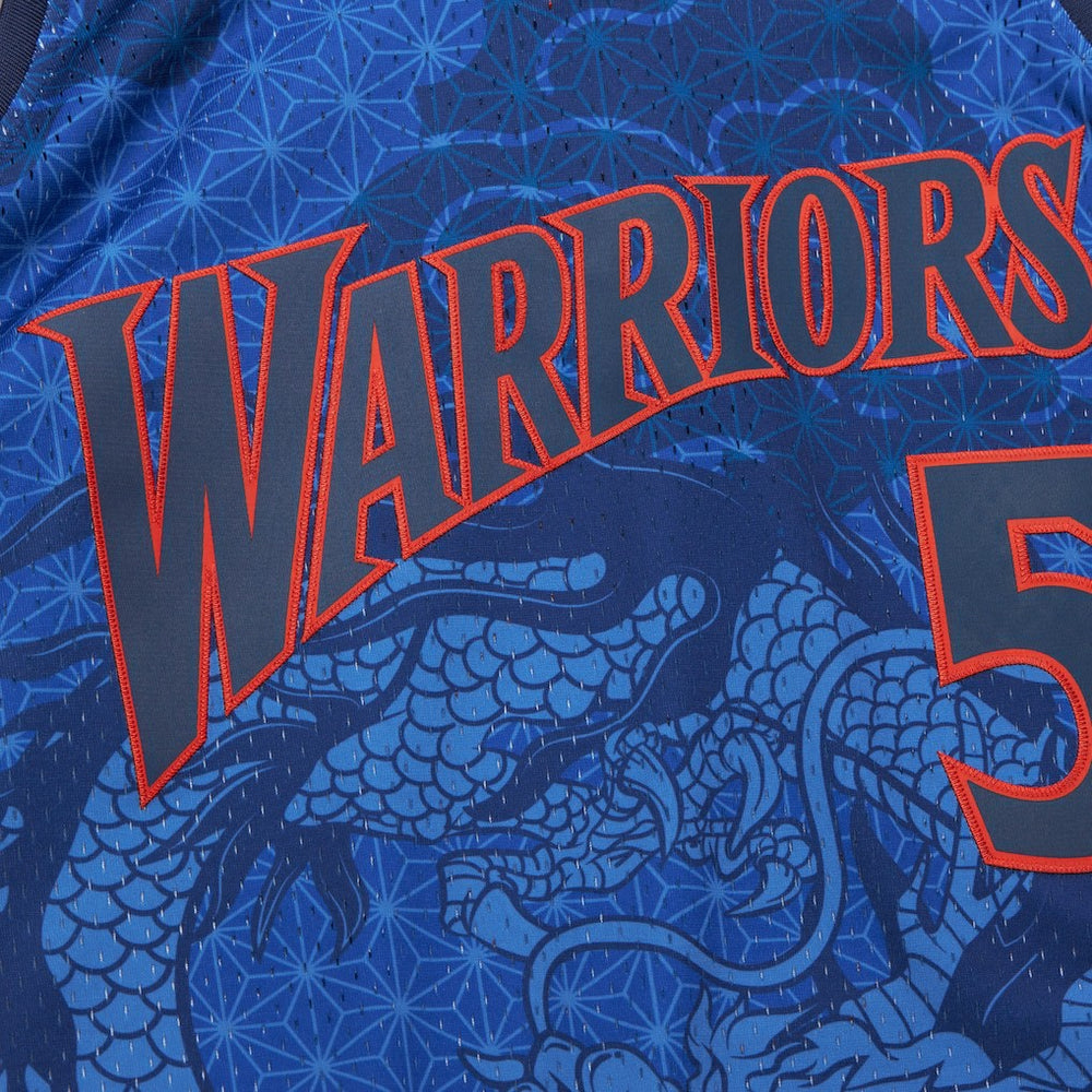 Mitchell & Ness - Baron Davis Golden State Warriors 2006/07 Hardwood Classics Asian Heritage 6.0 Swingman Throwback Player Jersey - Royal