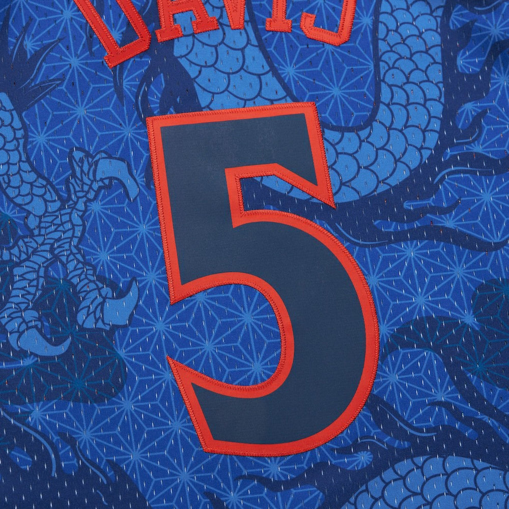 Mitchell & Ness - Baron Davis Golden State Warriors 2006/07 Hardwood Classics Asian Heritage 6.0 Swingman Throwback Player Jersey - Royal