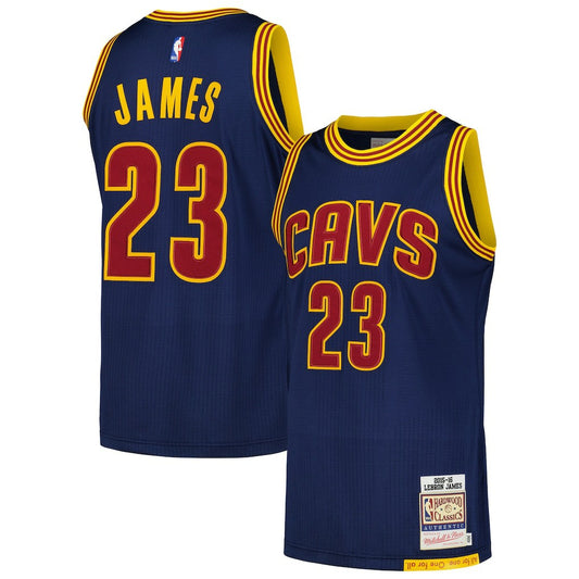 LeBron James Cleveland Cavaliers 2015/16 Hardwood Classics Authentic Jersey sale - Navy | NBA Jerseys