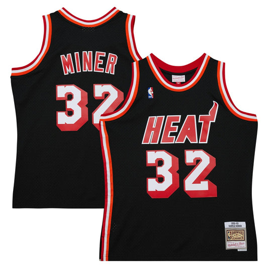 Harold Miner Miami Heat 1992/93 Hardwood Classics Swingman Throwback Jersey - Black | NBA Jerseys