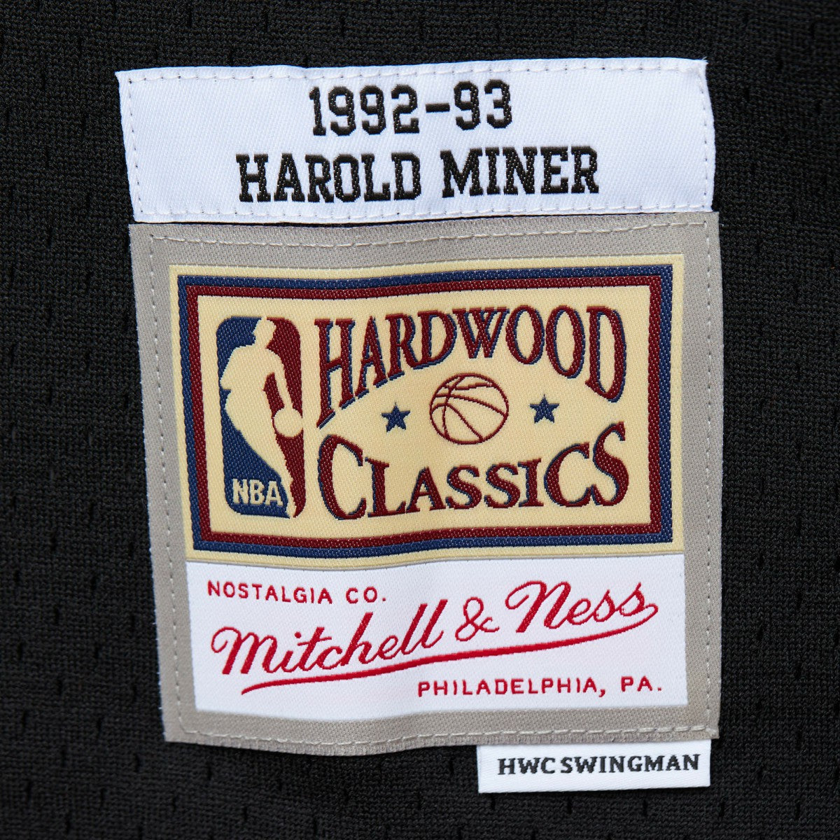Mitchell & Ness - Harold Miner Miami Heat 1992/93 Hardwood Classics Swingman Throwback Jersey - Black