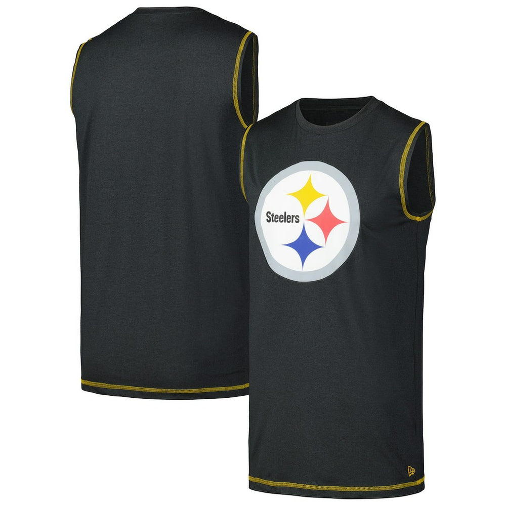 Pittsburgh Steelers New Era Tank Top Black - NFL