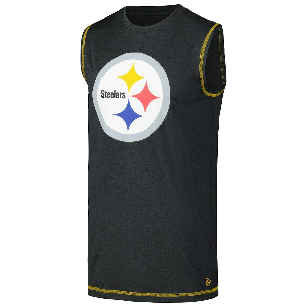Pittsburgh Steelers New Era Tank Top Black - NFL