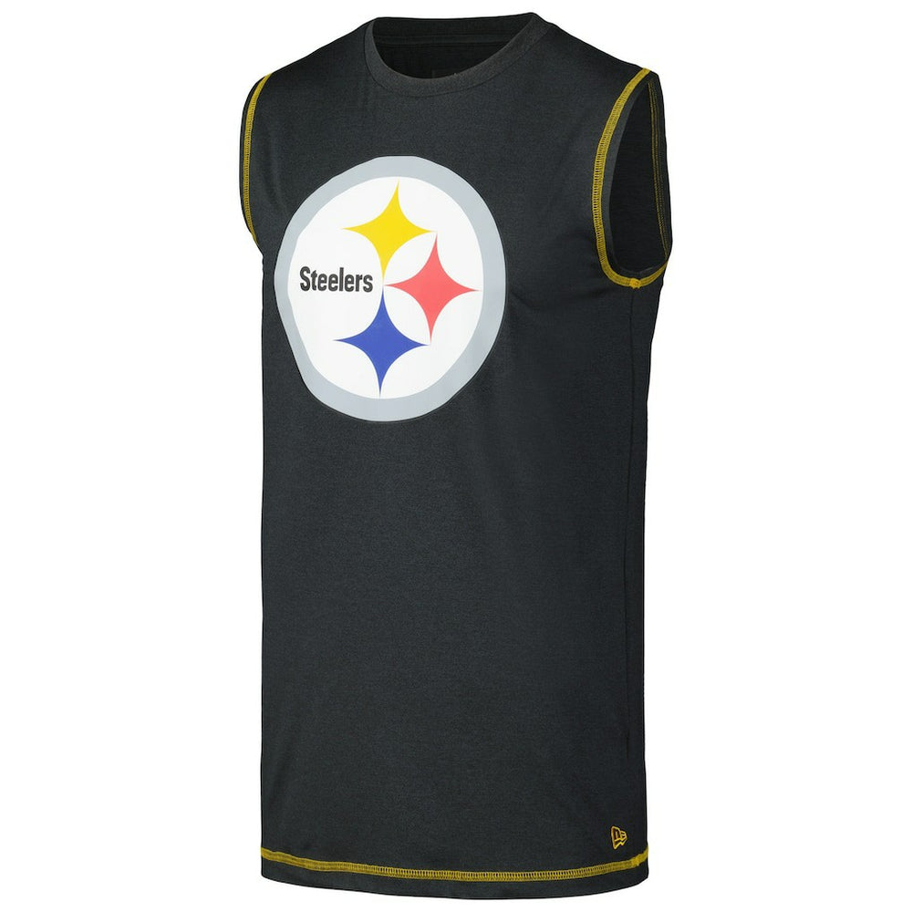 Pittsburgh Steelers New Era Tank Top Black - NFL