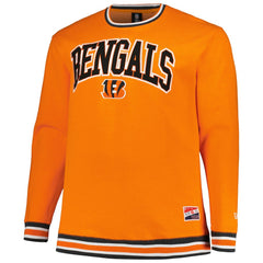 Cincinnati Bengals New Era Big & Tall Pullover Sweatshirt Orange - NFL
