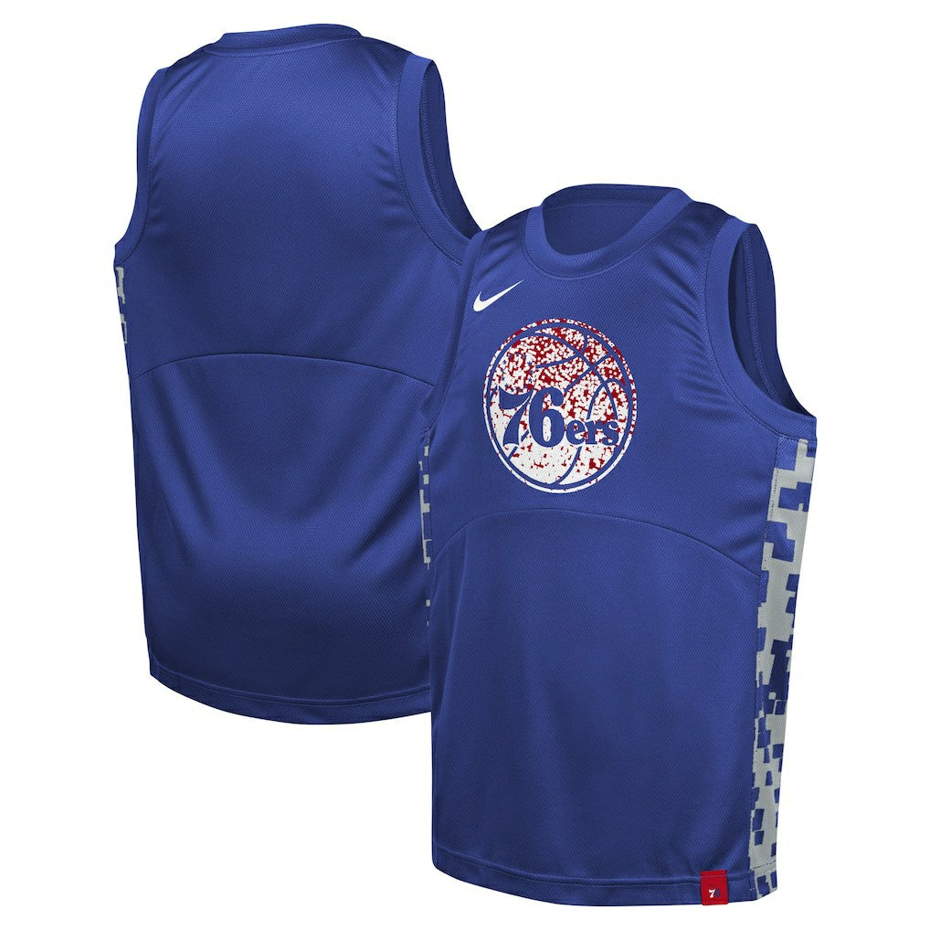 Nike - Philadelphia 76ers Youth Courtside Starting Five Team Jersey - Royal