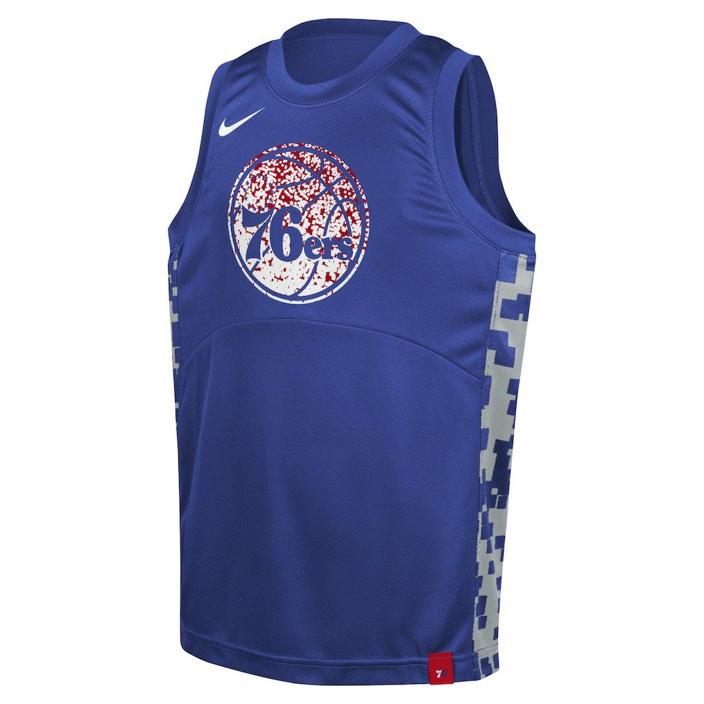 Nike - Philadelphia 76ers Youth Courtside Starting Five Team Jersey - Royal