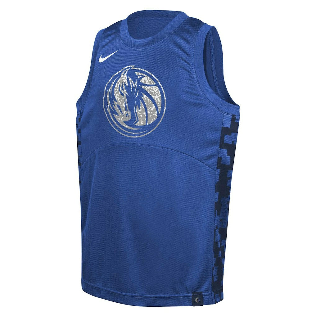 Nike - Dallas Mavericks Youth Courtside Starting Five Team Jersey - Blue