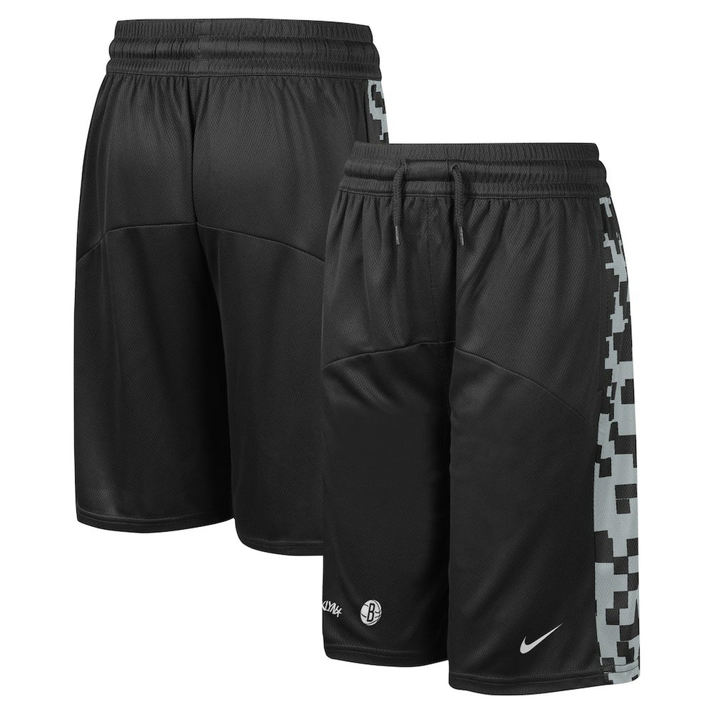 Nike - Brooklyn Nets Youth Courtside Starting Five Team Shorts - Black