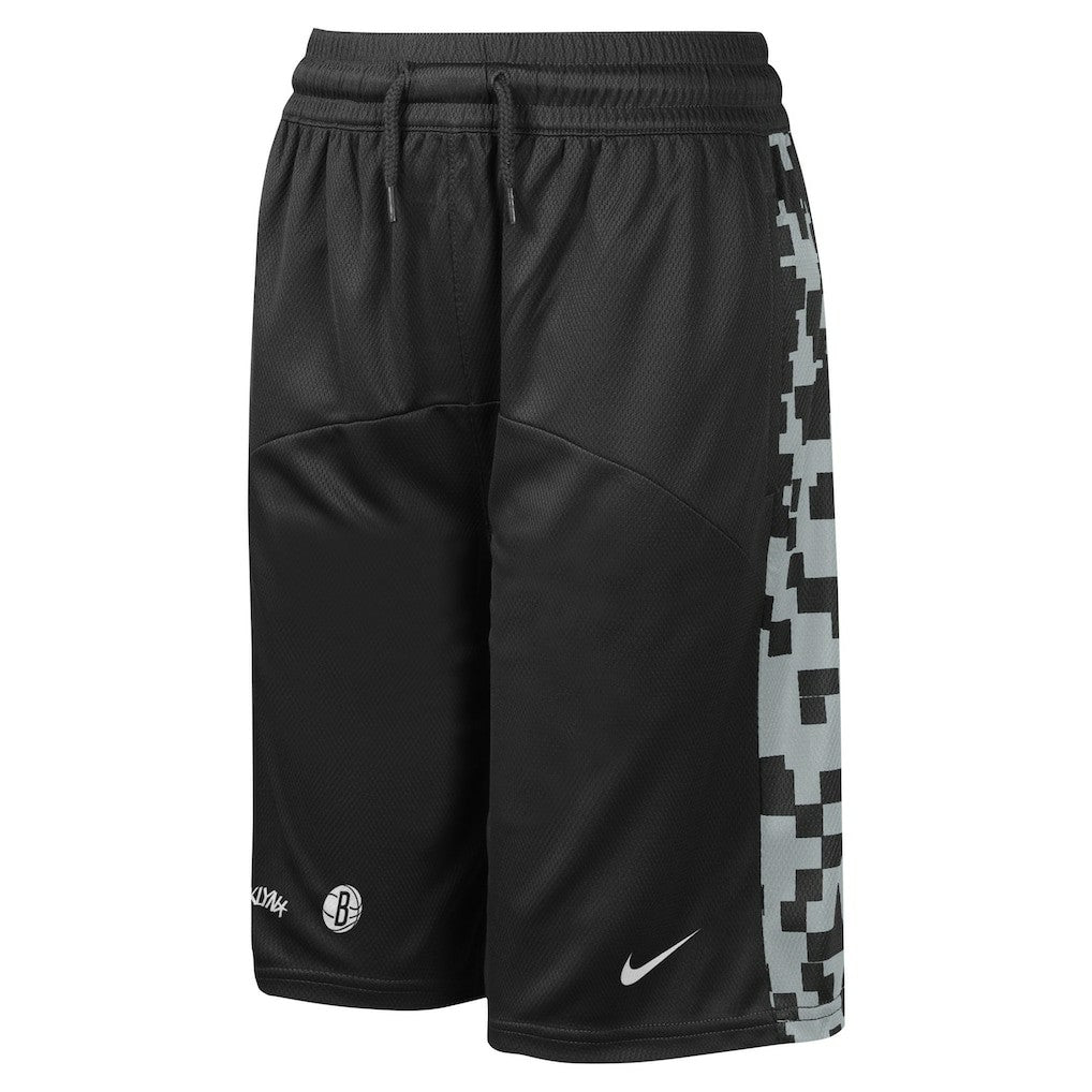 Nike - Brooklyn Nets Youth Courtside Starting Five Team Shorts - Black