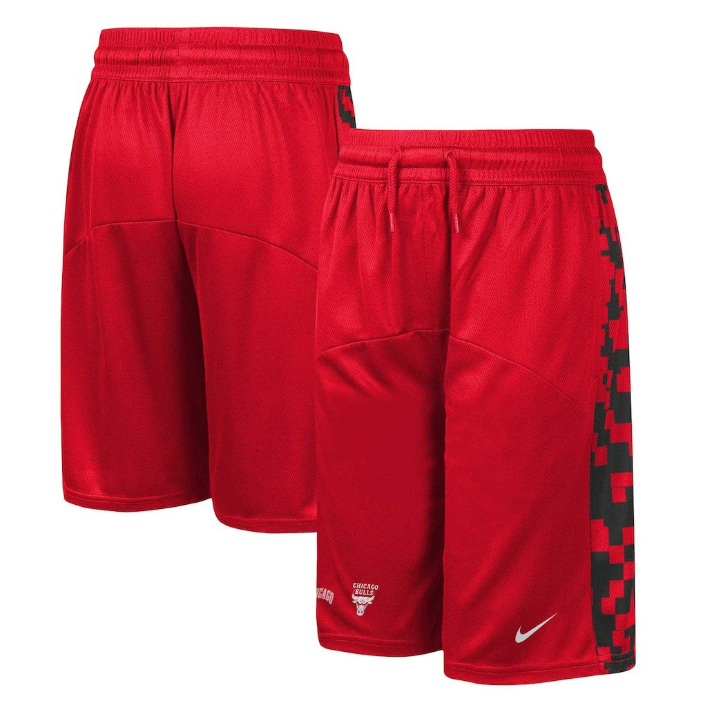 Nike - Chicago Bulls Youth Courtside Starting Five Team Shorts - Red