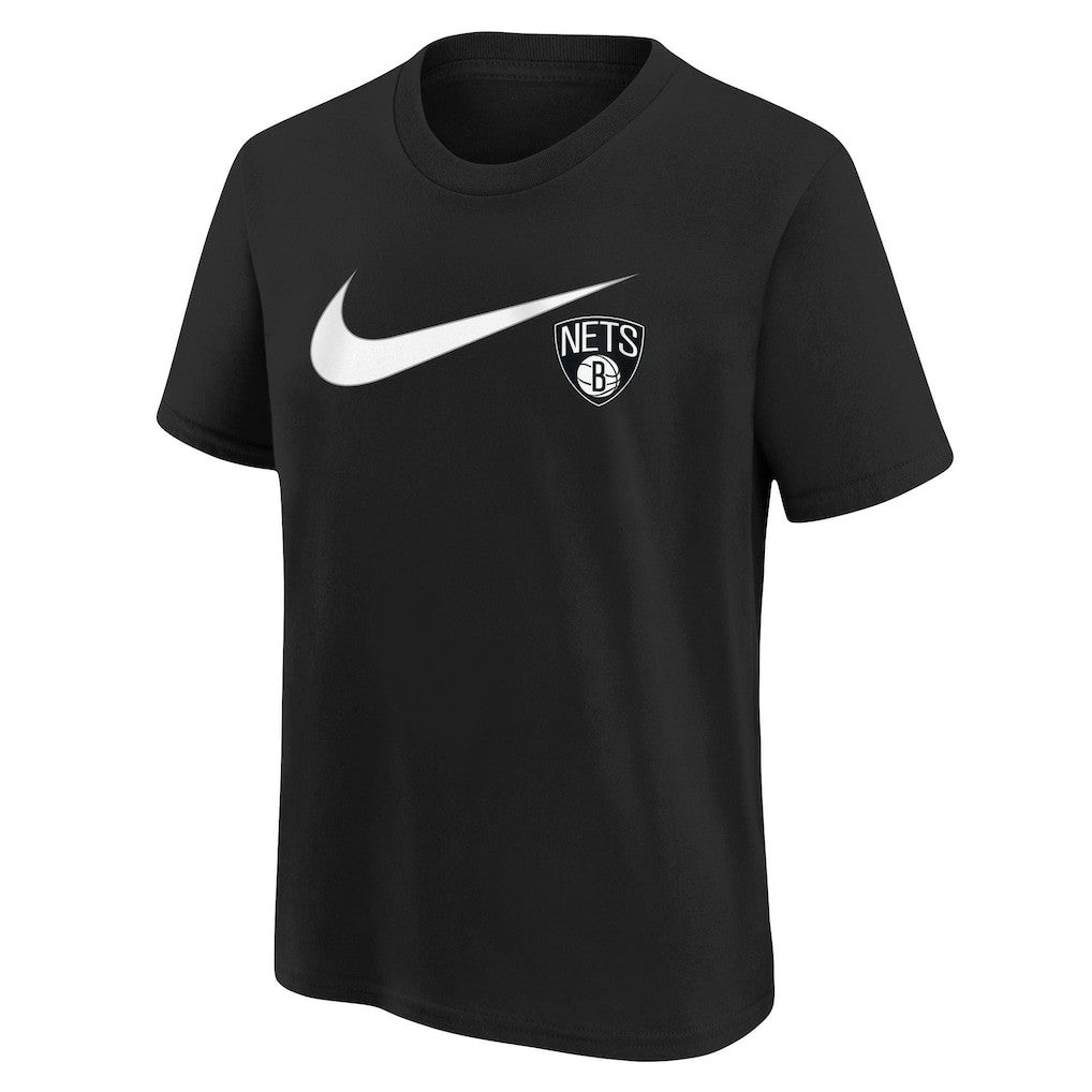 Nike - Brooklyn Nets Youth Swoosh T-Shirt - Black