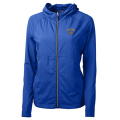 Seattle Mariners Cutter & Buck Women's City Connect Adapt Eco Knit Hybrid Recycled Full-Zip Hooded Jacket Near Me