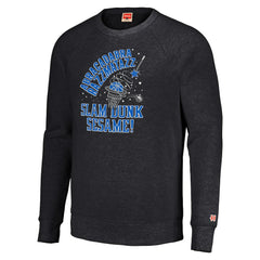 NBA - Orlando Magic Homage Unisex Slam Dunk Sesame Tri-Blend Crew Raglan Pullover Sweatshirt - Charcoal