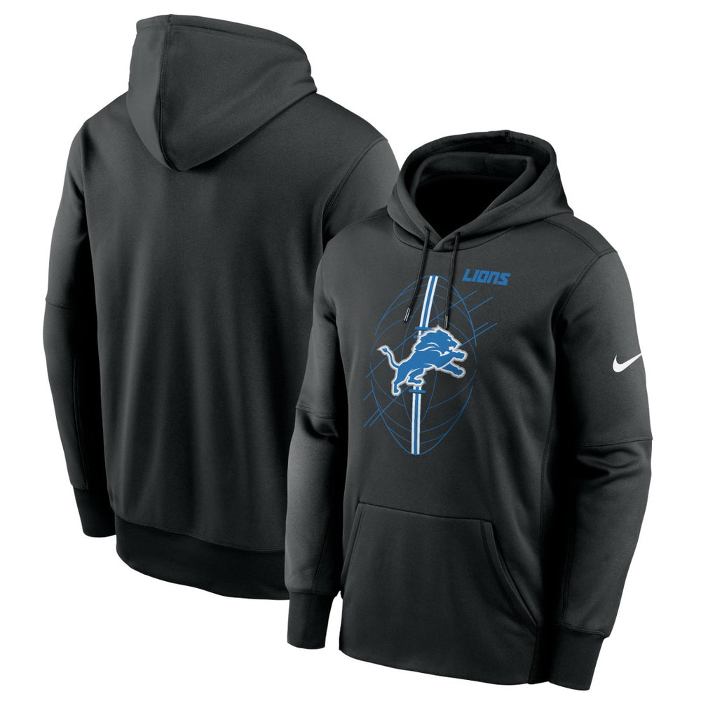 Detroit Lions Team Performance Pullover Hoodie Black - Nike