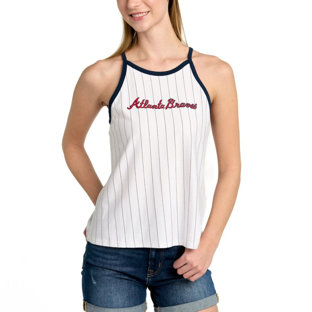 Atlanta Braves Lusso Women's Nahla Tank Top discount