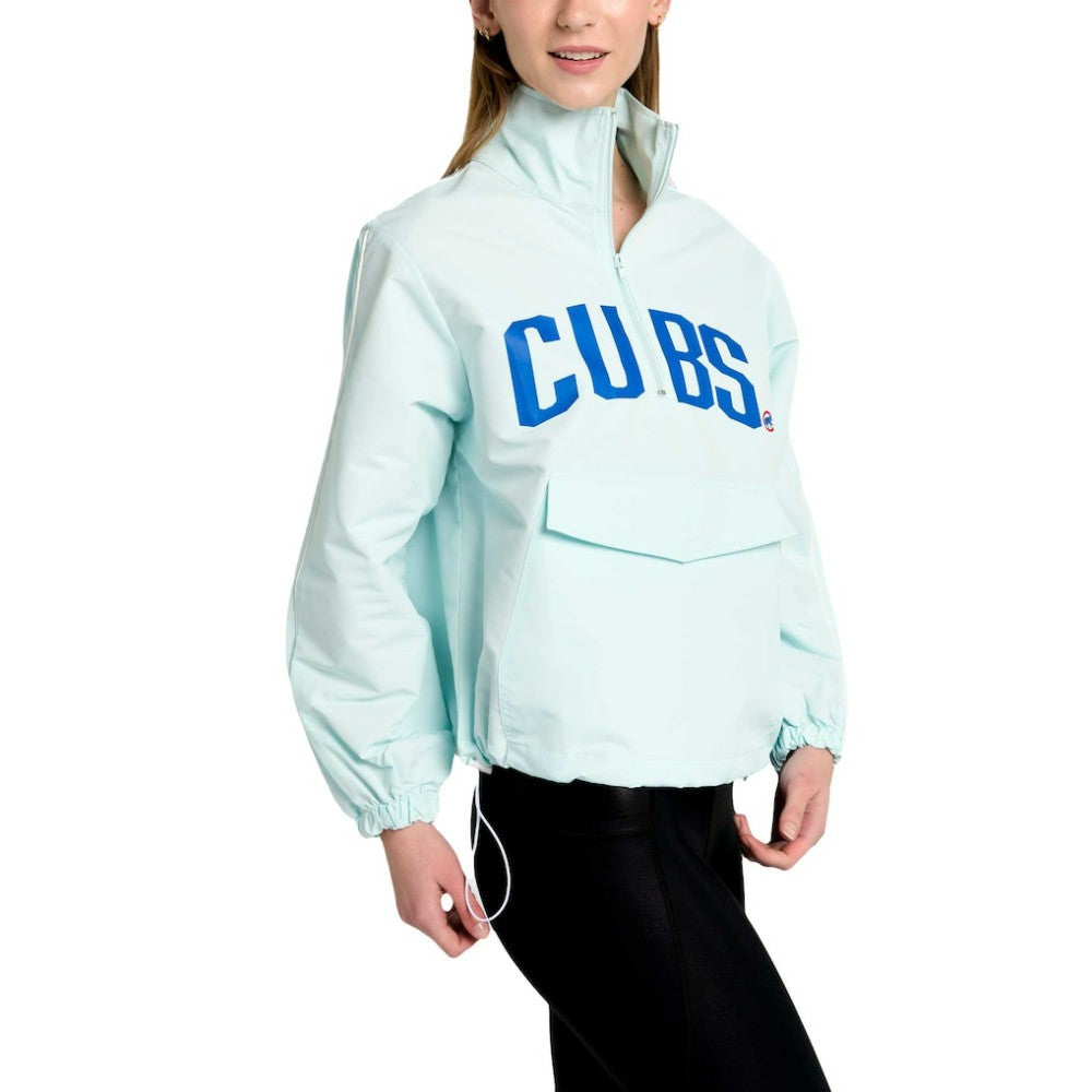Chicago Cubs Lusso Women's Parker Half-Zip Jacket Clearance
