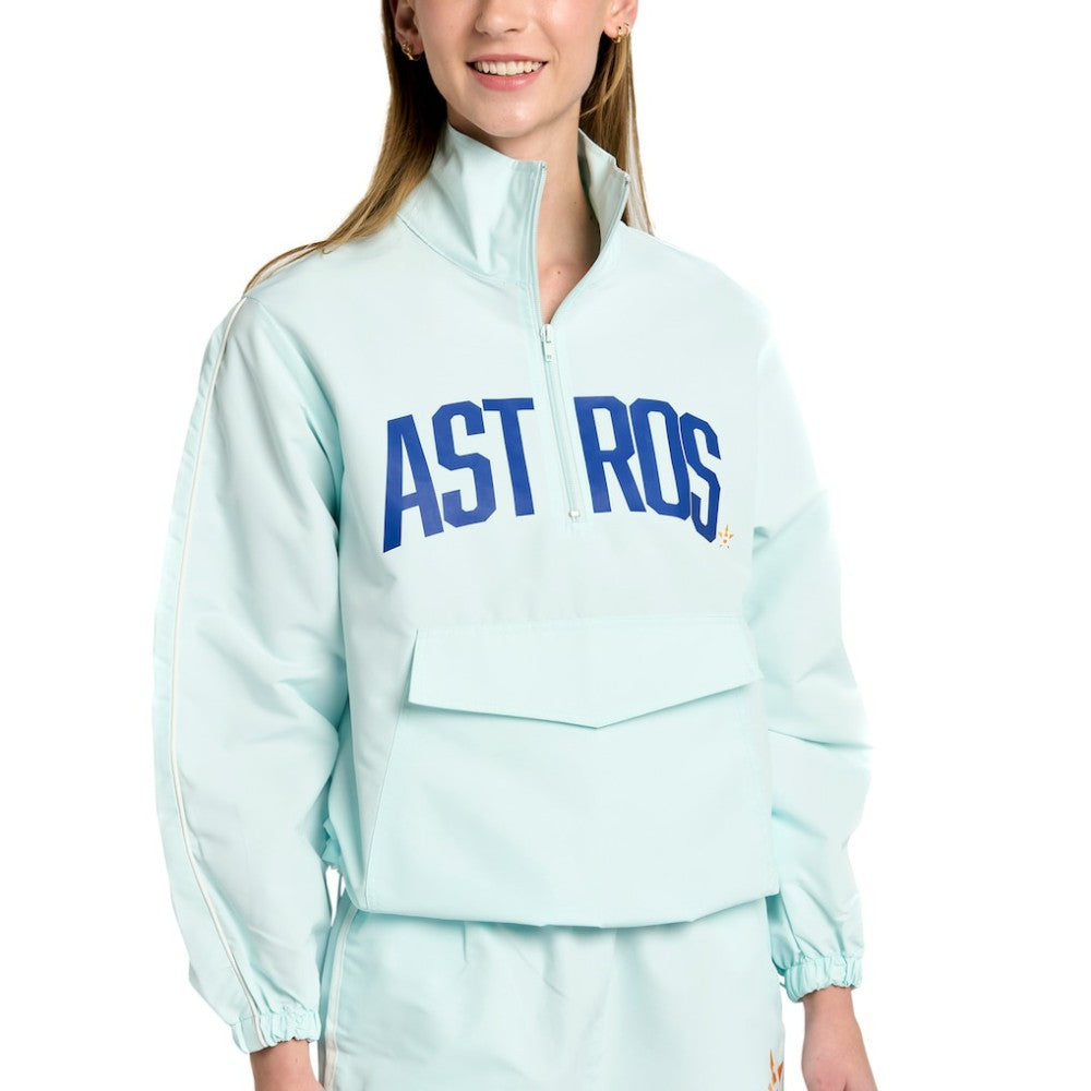 Houston Astros Lusso Women's Parker Half-Zip Jacket Lifestyle