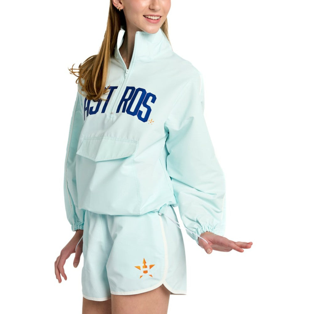 Houston Astros Lusso Women's Parker Half-Zip Jacket Lifestyle