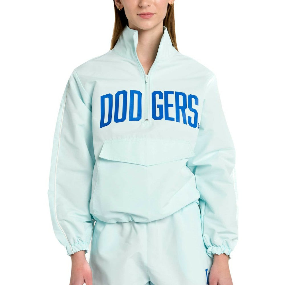 Los Angeles Dodgers Lusso Women's Parker Half-Zip Jacket for sale